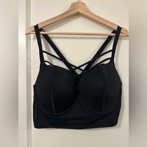 Torrid Swim Top, Size 1, Black